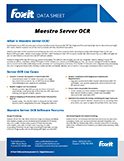 Foxit Maestro Server OCR
